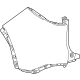 GM 26467456 Fascia Package-Rear Bumper Upper *Service Primer