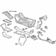 GM 26234432 Center Console, Front