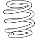 GM 42839709 Spring, Front GM 42839709 Spring, Front