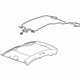 GM 25831206 Headliner, Titanium, Driver Side