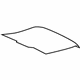 GM 84094421 Stripe Tape, White, Rear GM 84094421 Stripe Tape, White, Rear