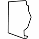 GM 20983551 Kick Panel, Rear Passenger Side GM 20983551 Kick Panel, Rear Passenger Side
