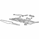 GM 84318432 Center Console, Black, Front Lower GM 84318432 Center Console, Black, Front Lower