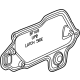 GM 84884107 Deflector, Rear, Front GM 84884107 Deflector, Rear, Front