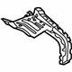 GM 23278254 Upper Extension, Rear Inner Passenger Side GM 23278254 Upper Extension, Rear Inner Passenger Side