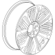 GM 84836127 Wheel-Front & Rear *Black High G GM 84836127 Wheel-Front & Rear *Black High G