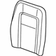 GM 23398302 Seat Back Cover, Passenger Side GM 23398302 Seat Back Cover, Passenger Side