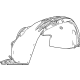 GM 84782829 Fender Liner, Front Inner Driver Side