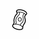 GM 22905125 Finish Molding Trunion, Rear GM 22905125 Finish Molding Trunion, Rear
