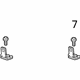 GM 22847112 Child Seat Bracket GM 22847112 Child Seat Bracket