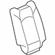 GM 22971672 Seat Back Cover, Passenger Side GM 22971672 Seat Back Cover, Passenger Side