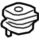 GM 84807433 Mount Cushion GM 84807433 Mount Cushion