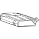 GM 85157211 Cushion Cover, Black, Rear Passenger Side