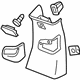 GM 22752068 Lock Pillar Trim, Center Upper Driver Side