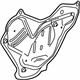 GM 84242134 Water Deflector, Inner Passenger Side GM 84242134 Water Deflector, Inner Passenger Side