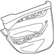 GM 23205708 Door Trim Panel, Driver Side GM 23205708 Door Trim Panel, Driver Side