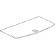 GM 84379088 Cover Panel, Jet Black GM 84379088 Cover Panel, Jet Black