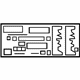 GM 22981263 Fuse Box Label, Rear GM 22981263 Fuse Box Label, Rear
