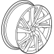 GM 84348836 Wheel, Alloy, Rear GM 84348836 Wheel, Alloy, Rear
