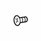 GM 94503739 Lower Quarter Trim Clip, Black
