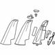 GM 20931463 Bolster, Titanium, Rear GM 20931463 Bolster, Titanium, Rear