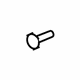 GM 15266056 Door Trim Panel Retainer, Titanium, Front GM 15266056 Door Trim Panel Retainer, Titanium, Front