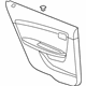 GM 25783652 Door Trim Panel, Rear Passenger Side GM 25783652 Door Trim Panel, Rear Passenger Side
