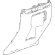 GM 84791115 Rear Trim, Black