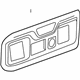 GM 86518265 Plate, Seat Separator Console, Jet Black, Rear GM 86518265 Plate, Seat Separator Console, Jet Black, Rear