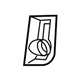 GM 20965388 Fog Lamp Bezel, Driver Side