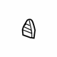 GM 20902809 Tail Lamp Panel Baffle, Rear Passenger Side GM 20902809 Tail Lamp Panel Baffle, Rear Passenger Side