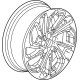 GM 42767482 Wheel, Alloy, Black; Silver, Rear GM 42767482 Wheel, Alloy, Black; Silver, Rear