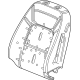 GM 87839886 Seat Back Pad, Front Driver Side GM 87839886 Seat Back Pad, Front Driver Side