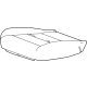 GM 86790897 Cushion Cover, Black, Front Driver Side GM 86790897 Cushion Cover, Black, Front Driver Side