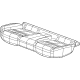 GM 84886886 Cushion Cover, Black, Rear