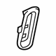 GM 39079185 Housing, Black, Rear Driver Side GM 39079185 Housing, Black, Rear Driver Side