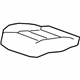 GM 84950832 Cushion Cover, Jet Black, Front GM 84950832 Cushion Cover, Jet Black, Front