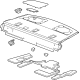 GM 85116656 Package Tray Trim, Jet Black, Rear GM 85116656 Package Tray Trim, Jet Black, Rear