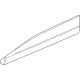 GM 42821620 Molding, Front Side Door GM 42821620 Molding, Front Side Door