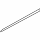 GM 24461094 Body Side Molding, Front Center Passenger Side