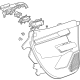 GM 26558196 Trim Assembly-Rear Side Door *Backen Blackk