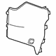 GM 84111863 Side Panel, Black, Driver Side