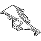 GM 84544864 Upper Trim, Black; Titanium, Driver Side