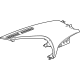 GM 84853511 Upper Trim, Passenger Side GM 84853511 Upper Trim, Passenger Side