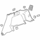 GM 84961107 Lower Quarter Trim, Titanium, Rear Driver Side