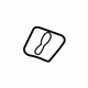 GM 84242996 Rear Sill Plate Cover, Black GM 84242996 Rear Sill Plate Cover, Black