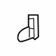 GM 13279799 Fender Mounting Bracket, Front Driver Side