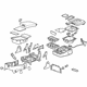 GM 84079926 Seat Assembly, Jet Black, Front Center GM 84079926 Seat Assembly, Jet Black, Front Center