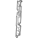 GM 84252893 Side Baffle, Driver Side GM 84252893 Side Baffle, Driver Side