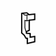 GM 20981885 Front Bracket, Driver Side GM 20981885 Front Bracket, Driver Side